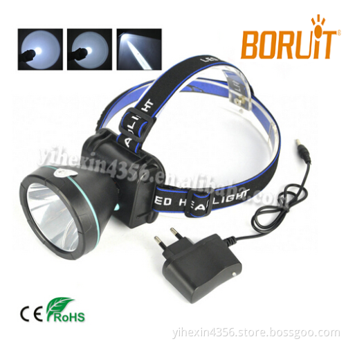 Rechargeable Built-in Battery White Light LED Coal Miners Headlamp